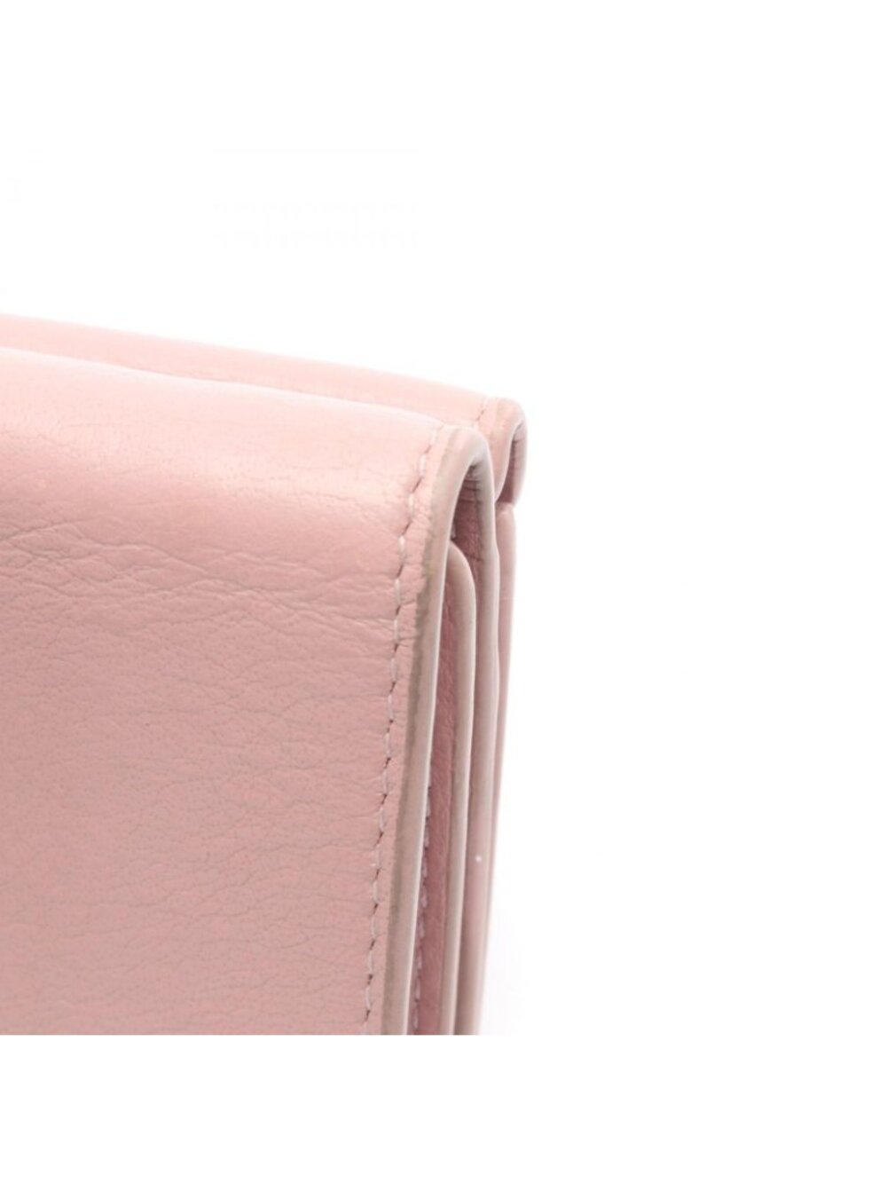 Balenciaga Trifold Wallet Paper Mini Dusty Pink Leather - Picture 10 of 12